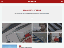 Tablet Screenshot of borga.no